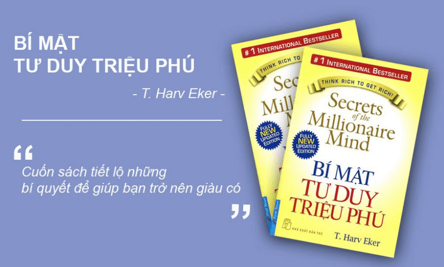 Sách bí mật tư duy triệu phú được tái bản nhiều lần ở Việt Nam