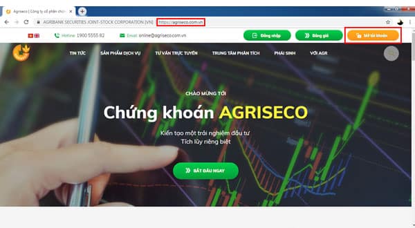 Mở tài khoản chứng khoán Agribank – AGRISECO 