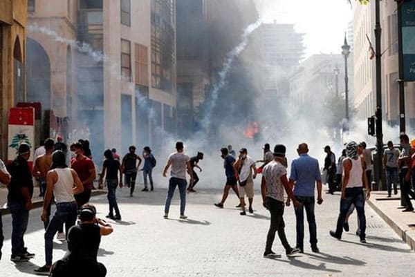 Cuộc biểu tình dữ dội ở Lebanon khiến hàng trăm người bị thương