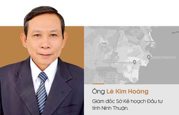Giám đốc Sở kế hoạch đầu tư tỉnh Ninh Thuận ông Lê Kim Hoàng 